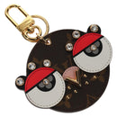 LOUIS VUITTON Monogram Porte Cles Animal Face Charm M68216 LV Auth 143032M-1