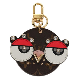 LOUIS VUITTON Monogram Porte Cles Animal Face Charm M68216 LV Auth 143032M - 0