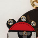 LOUIS VUITTON Monogram Porte Cles Animal Face Charm M68216 LV Auth 143032M-3