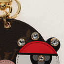 LOUIS VUITTON Monogram Porte Cles Animal Face Charm M68216 LV Auth 143032M-4