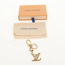 LOUIS VUITTON Porte Cles LV Facet Key Holder metal Gold M65216 LV Auth 143035M-12