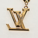 LOUIS VUITTON Porte Cles LV Facet Key Holder metal Gold M65216 LV Auth 143035M-9