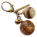 LOUIS VUITTON Bijoux Sac Mini Run Croisette Key Holder Gold M65699 Auth 143036M-1