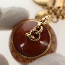 LOUIS VUITTON Bijoux Sac Mini Run Croisette Key Holder Gold M65699 Auth 143036M-9