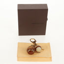 LOUIS VUITTON Bijoux Sac Mini Run Croisette Key Holder Gold M65699 Auth 143036M-12