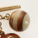 LOUIS VUITTON Bijoux Sac Mini Run Croisette Key Holder Gold M65699 Auth 143036M-6