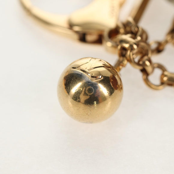 LOUIS VUITTON Bijoux Sac Mini Run Croisette Key Holder Gold M65699 Auth 143036M