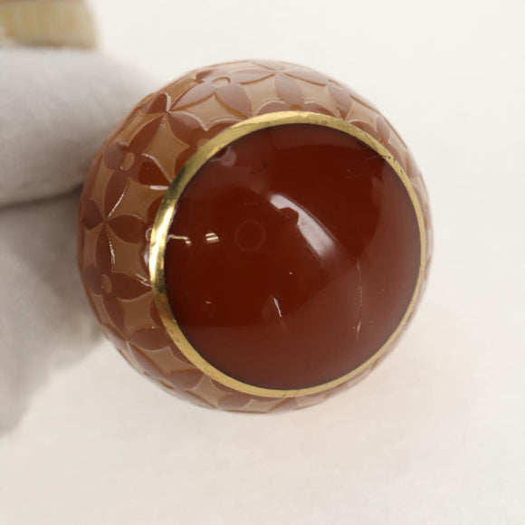 LOUIS VUITTON Bijoux Sac Mini Run Croisette Key Holder Gold M65699 Auth 143036M