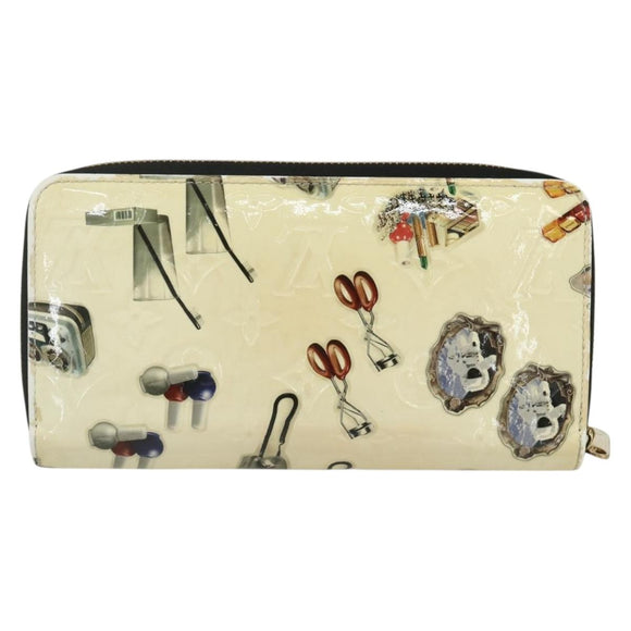 LOUIS VUITTON Monogram Vernis Nicolas Ghesquire Zippy Wallet M50370 Auth 143037