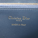 Christian Dior Trotter Canvas Oblique Jacquard Long Wallet Navy Auth 143038M-14