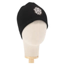 Chrome Hearts Vinegar Scroll Label Thermal Beanie Cotton Black Auth 143039M-1