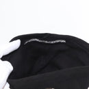 Chrome Hearts Vinegar Scroll Label Thermal Beanie Cotton Black Auth 143039M-9