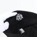 Chrome Hearts Vinegar Scroll Label Thermal Beanie Cotton Black Auth 143039M-10