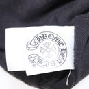 Chrome Hearts Vinegar Scroll Label Thermal Beanie Cotton Black Auth 143039M-11