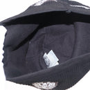 Chrome Hearts Vinegar Scroll Label Thermal Beanie Cotton Black Auth 143039M-8