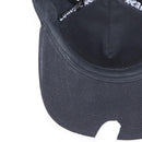 Chrome Hearts CH Plus Vertical Logo Denim Trucker Cap Cotton Black Auth 143040M-15