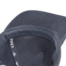 Chrome Hearts CH Plus Vertical Logo Denim Trucker Cap Cotton Black Auth 143040M-20