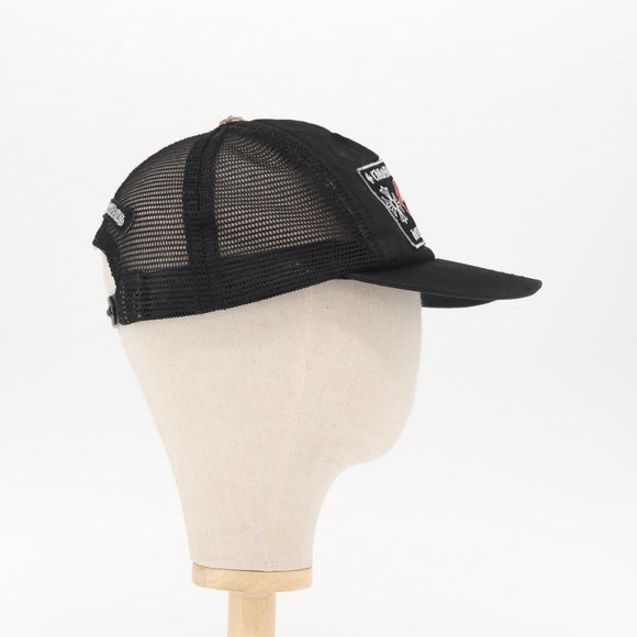 Chrome Hearts CH Plus Matty Boy Patch Trucker Cap Cotton Black Auth 143041M