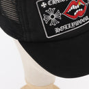 Chrome Hearts CH Plus Matty Boy Patch Trucker Cap Cotton Black Auth 143041M-7