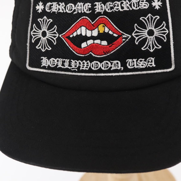 Chrome Hearts CH Plus Matty Boy Patch Trucker Cap Cotton Black Auth 143041M