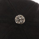 Chrome Hearts CH Plus CH Embroidered Baseball Cap Cotton Black Auth 143042M-11