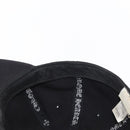 Chrome Hearts CH Plus CH Embroidered Baseball Cap Cotton Black Auth 143042M-18