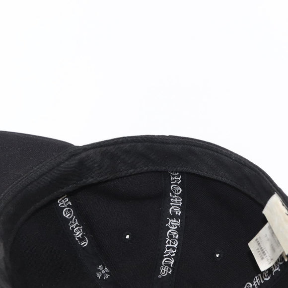 Chrome Hearts CH Plus CH Embroidered Baseball Cap Cotton Black Auth 143042M