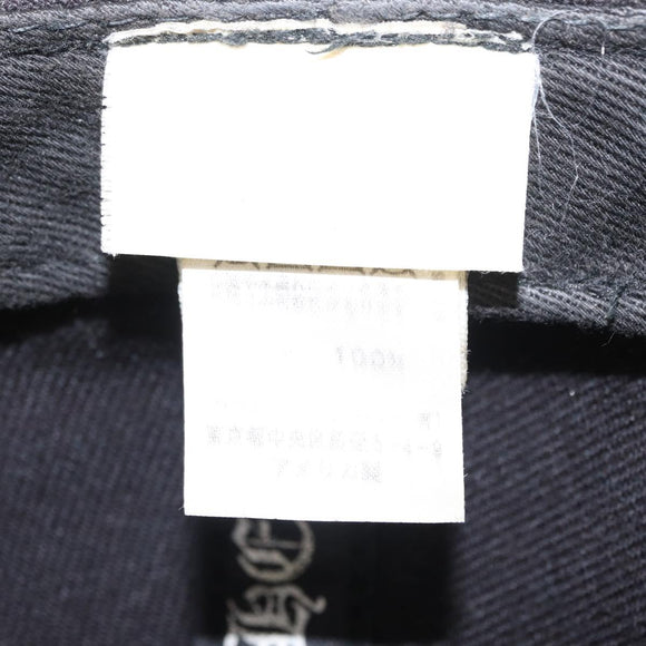 Chrome Hearts CH Plus CH Embroidered Baseball Cap Cotton Black Auth 143042M