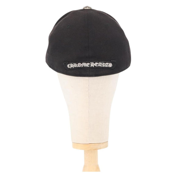 Chrome Hearts CH Plus CH Embroidered Baseball Cap Cotton Black Auth 143042M