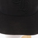 Chrome Hearts CH Plus CH Embroidered Baseball Cap Cotton Black Auth 143042M-8