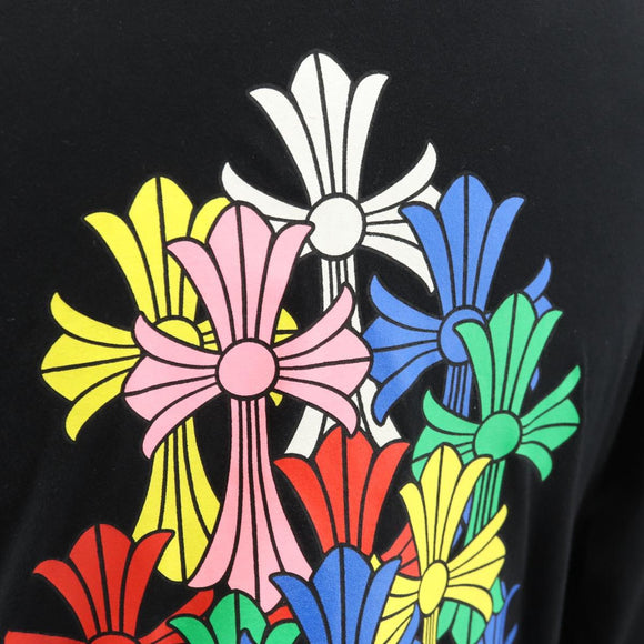 Chrome Hearts Multi Cemetery Cross Long Sleeve Top T Shirt Cotton Auth 143043M