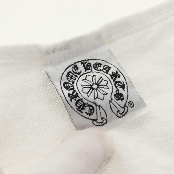 Chrome Hearts Logo Print Tank Top Cotton White Auth 143045M