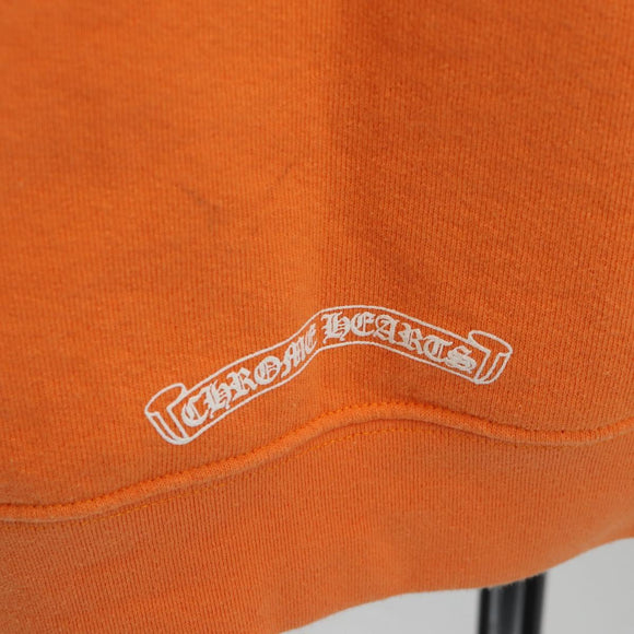 Chrome Hearts Link Build Matty Boy Pullover Cotton Orange Auth 143047M