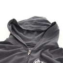 Chrome Hearts Horseshoe Print Dagger Zip Up Hoodie Polyester Auth 143048M-13
