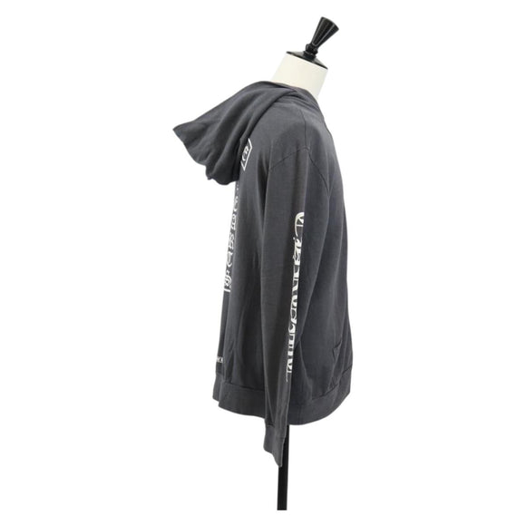 Chrome Hearts Horseshoe Print Dagger Zip Up Hoodie Polyester Auth 143048M