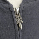 Chrome Hearts Horseshoe Print Dagger Zip Up Hoodie Polyester Auth 143048M-6
