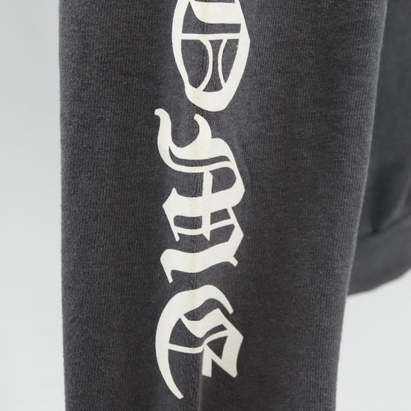 Chrome Hearts Horseshoe Print Dagger Zip Up Hoodie Polyester Auth 143048M