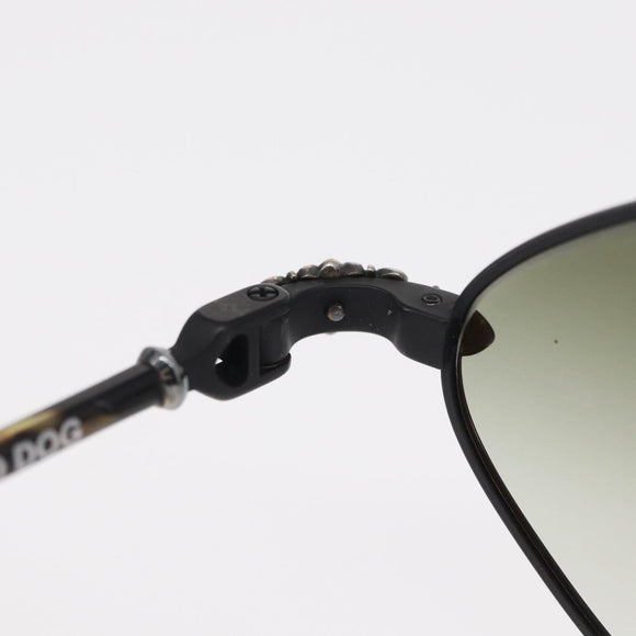 Chrome Hearts DIAMOND DOG Sunglasses Ag925 Black Auth 143049M