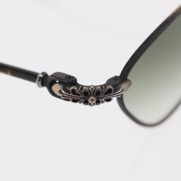 Chrome Hearts DIAMOND DOG Sunglasses Ag925 Black Auth 143049M