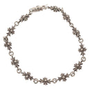 Chrome Hearts Tiny E CH Plus Bracelet Ag925 12 LINK Silver Auth 143050M-1