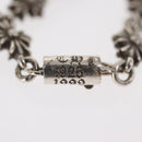 Chrome Hearts Tiny E CH Plus Bracelet Ag925 12 LINK Silver Auth 143050M-12