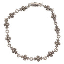 Chrome Hearts Tiny E CH Plus Bracelet Ag925 12 LINK Silver Auth 143050M-2