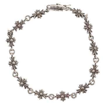 Chrome Hearts Tiny E CH Plus Bracelet Ag925 12 LINK Silver Auth 143050M - 0