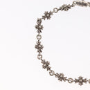 Chrome Hearts Tiny E CH Plus Bracelet Ag925 12 LINK Silver Auth 143050M-4