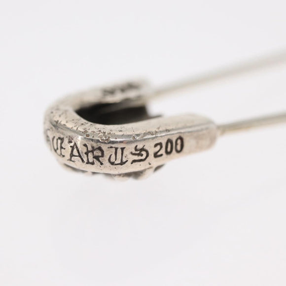 Chrome Hearts CH Plus Large Safety Pin Tie pin Ag925 Silver Auth 143054M