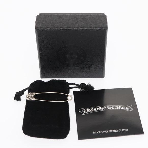 Chrome Hearts CH Plus Large Safety Pin Tie pin Ag925 Silver Auth 143054M
