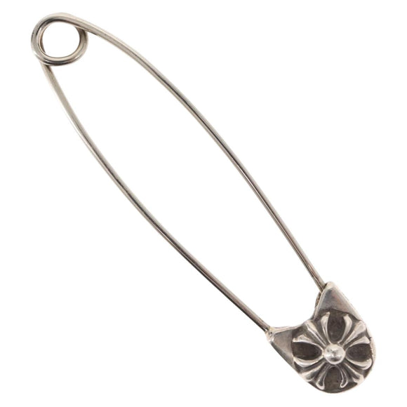 Chrome Hearts CH Plus Large Safety Pin Tie pin Ag925 Silver Auth 143054SAM