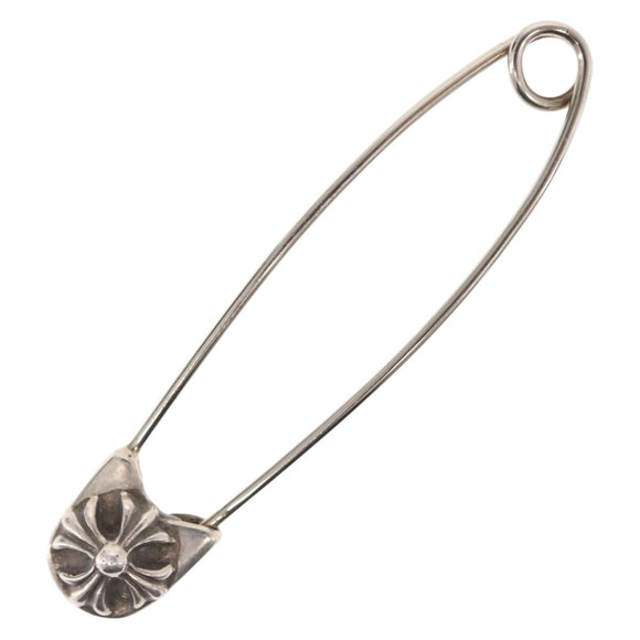 Chrome Hearts CH Plus Large Safety Pin Tie pin Ag925 Silver Auth 143054SAM