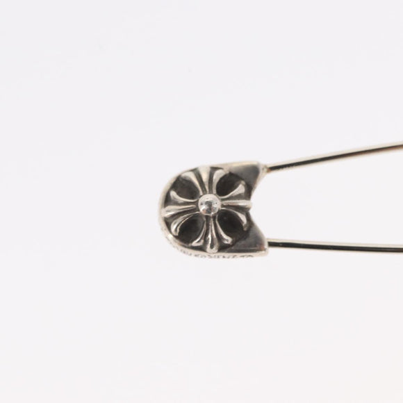 Chrome Hearts CH Plus Large Safety Pin Tie pin Ag925 Silver Auth 143054SAM