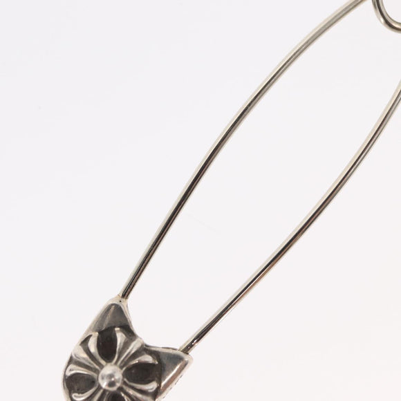 Chrome Hearts CH Plus Large Safety Pin Tie pin Ag925 Silver Auth 143054SAM